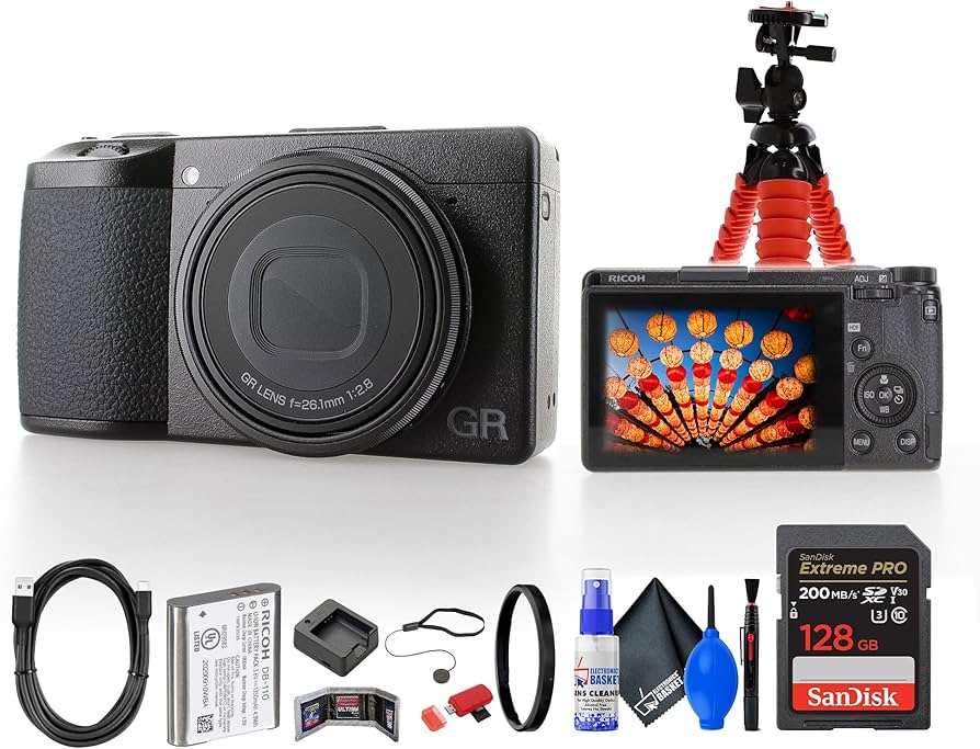 Amazon.com : Ricoh GR IIIx HDF Digital Camera (01283) Bundle