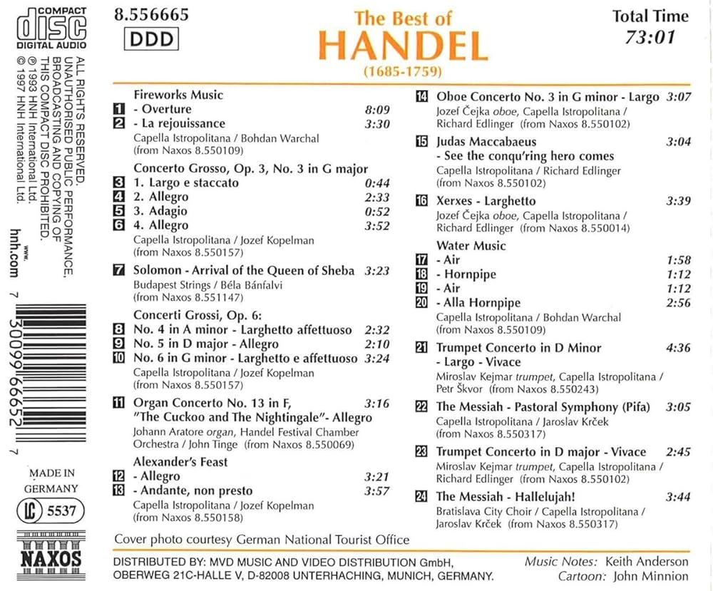 Amazon.co.jp: Best of Handel: ミュージック