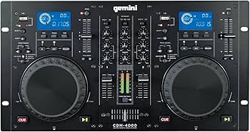 Amazon | GEMINI MP3 / CD DJ ワークステーション デュアルCDJ PLAYER+