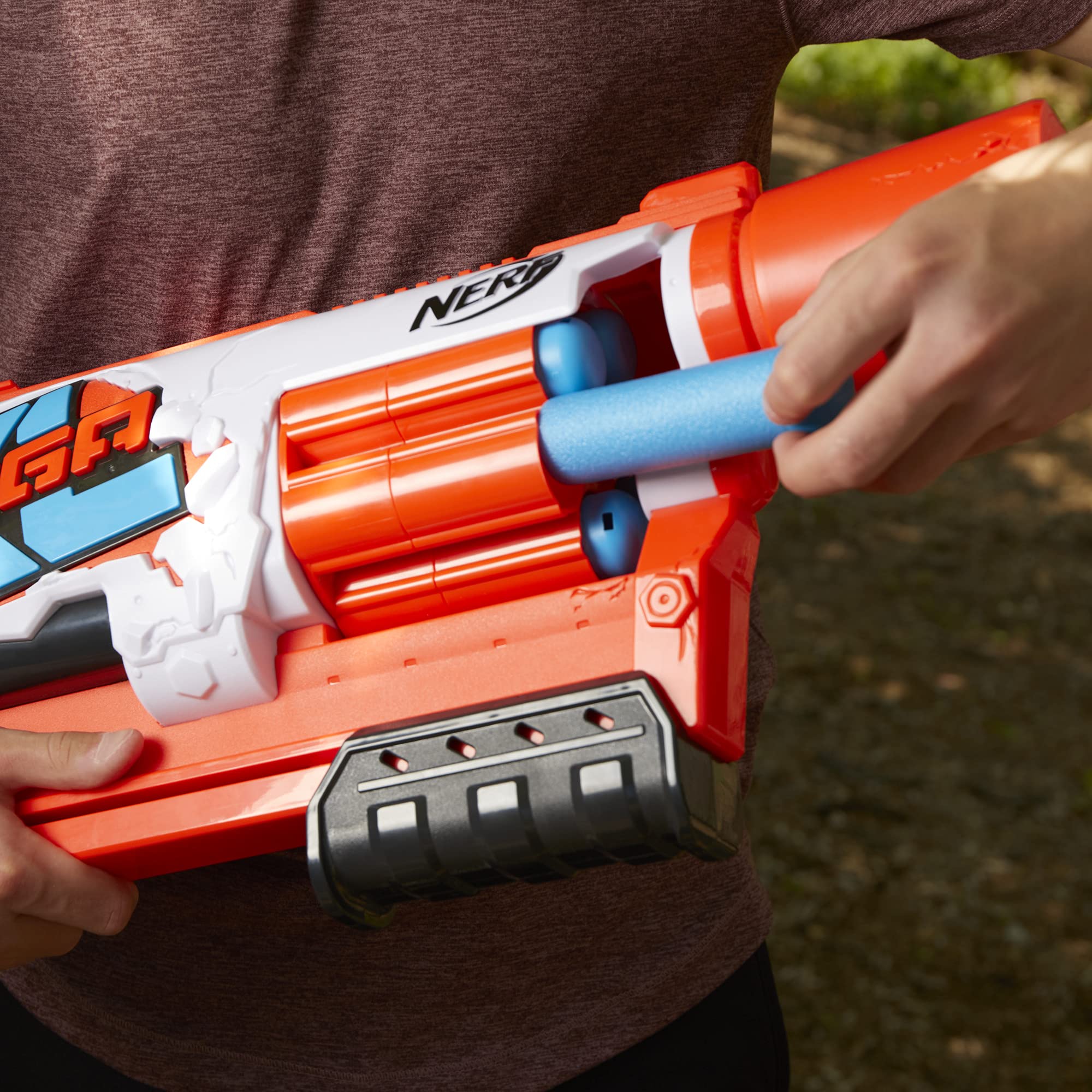 Amazon.co.jp: NERF Mega XL Boom Dozer Blaster, Largest Mega Darts