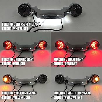 Amazon | HDBUBALUS LED リア ウインカー ブレーキ ライト バー ターン