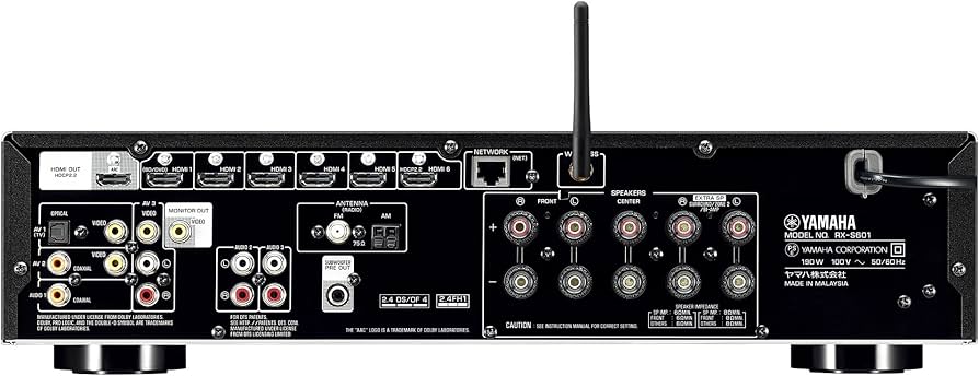 Amazon.co.jp: ヤマハ AVレシーバー RX-S601 5.1ch 4K Bluetooth Wi-Fi