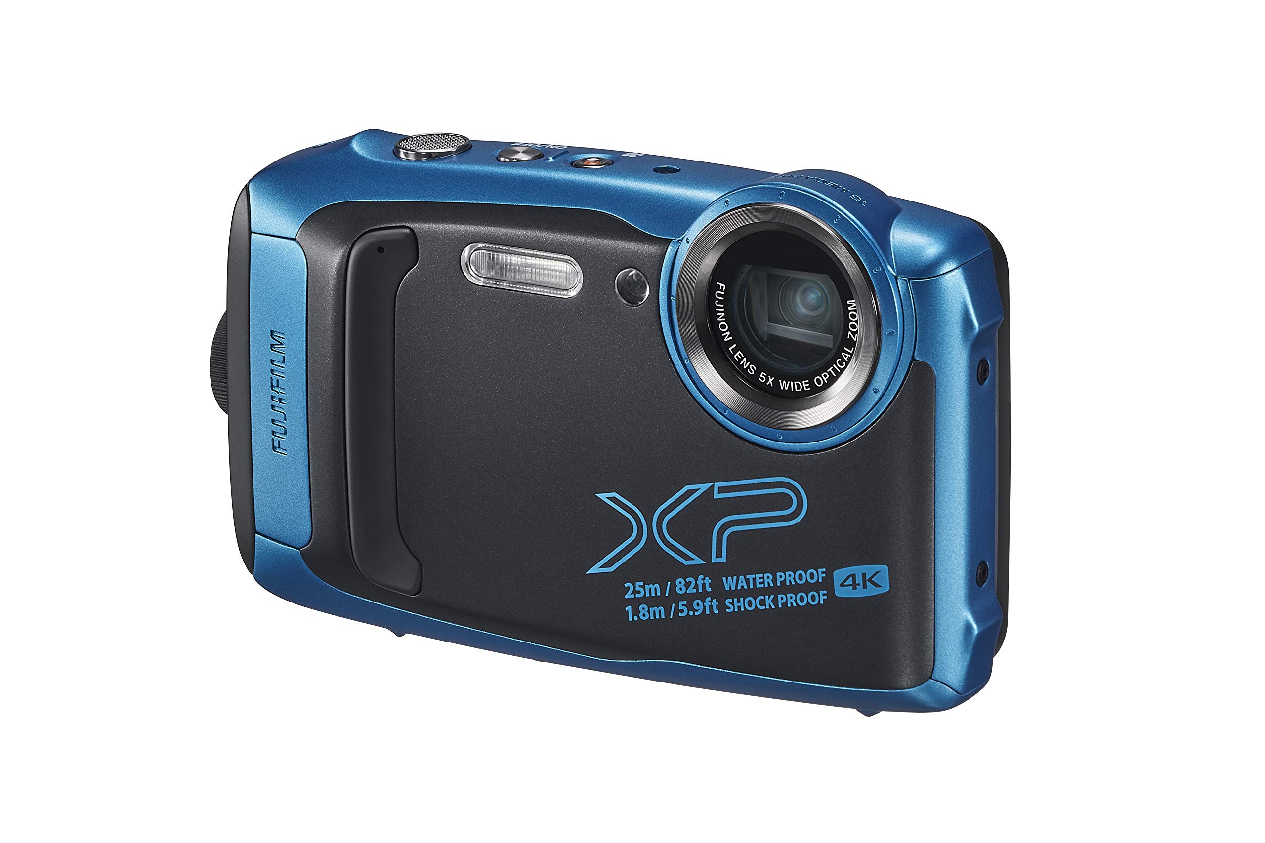 動作品 FUJIFILM FinePix XP200 ブルー コンデジ 防水防塵 富士