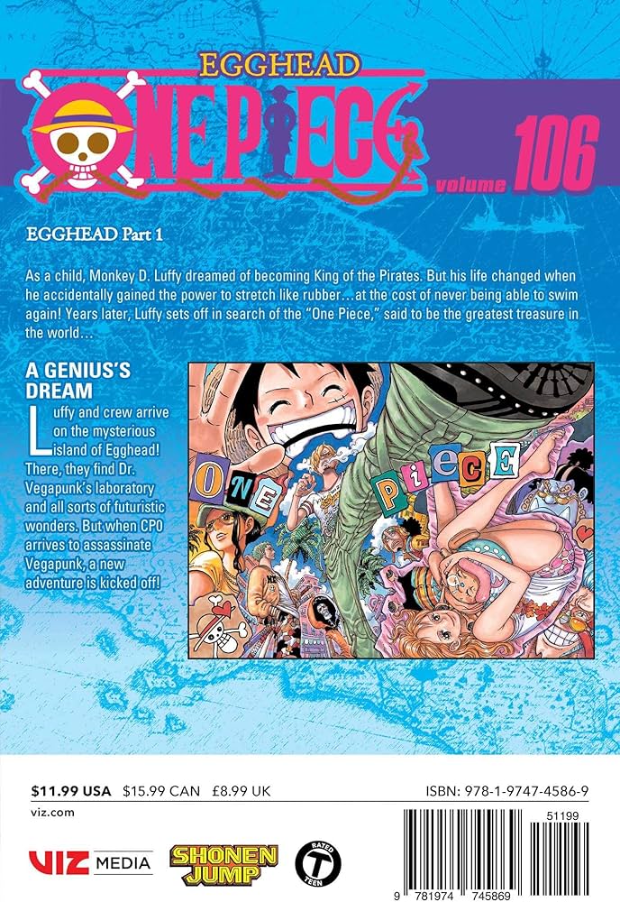 Amazon.com: One Piece, Vol. 106: 9781974745869: Oda, Eiichiro: Books