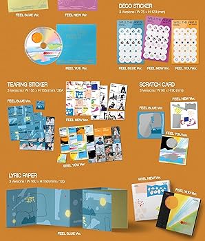 Amazon.com: SEVENTEEN - 12th Mini Album [SPILL THE FEELS] FEEL NEW