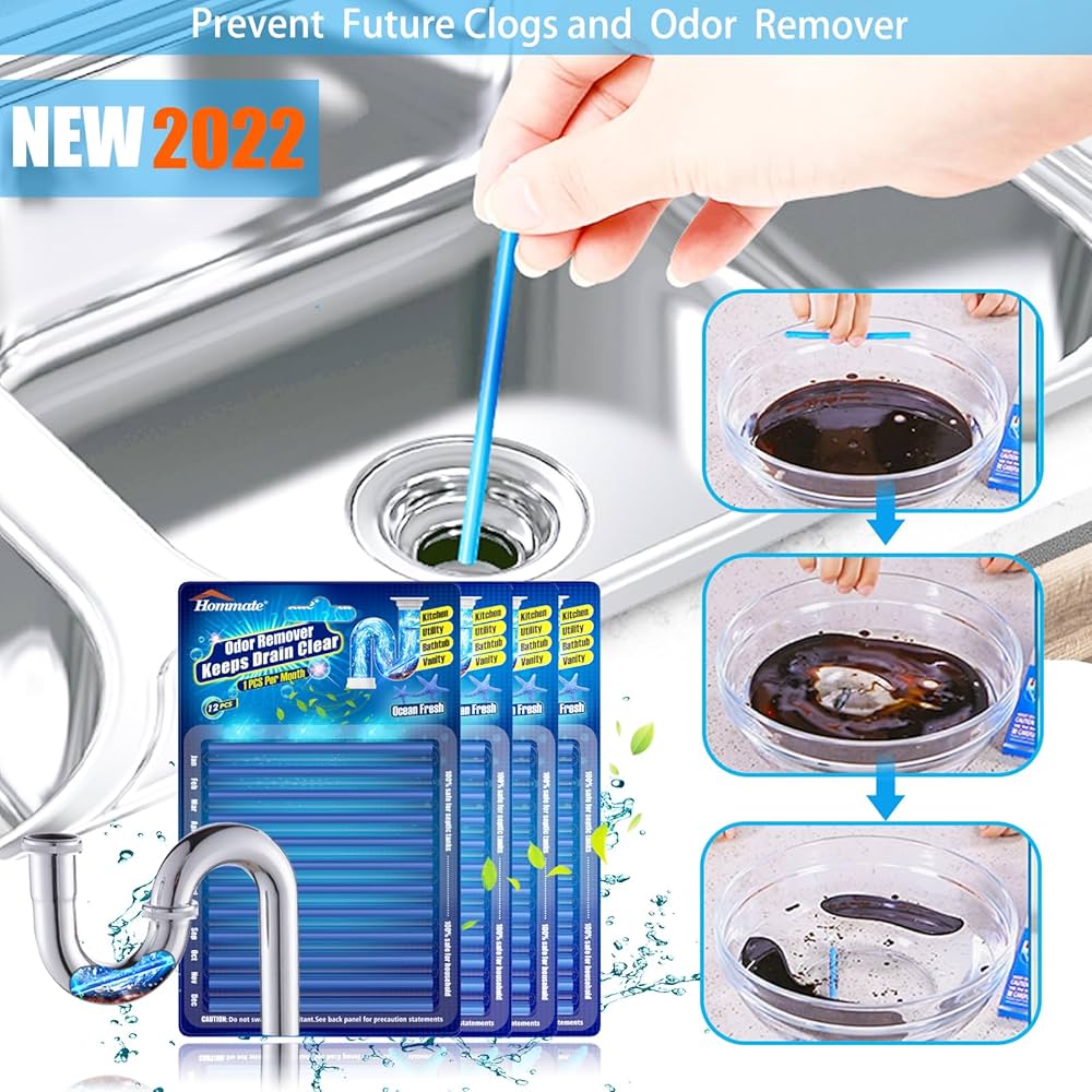 Amazon.com: Drain Sticks Drain Cleaner Sticks Keeps Drains and