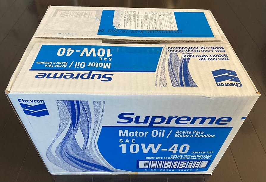 Amazon | シェブロンエンジンオイル10W40 12本 API:SN 946ml(1QT