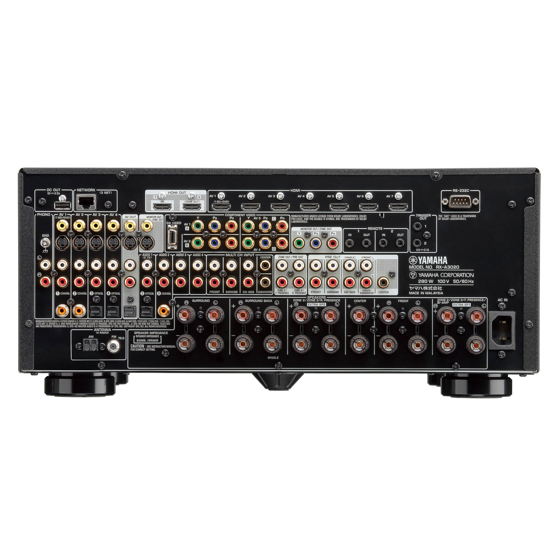 Amazon.co.jp: YAMAHA 9.2ch AVレシーバー AVENTAGE RX-A3020(B