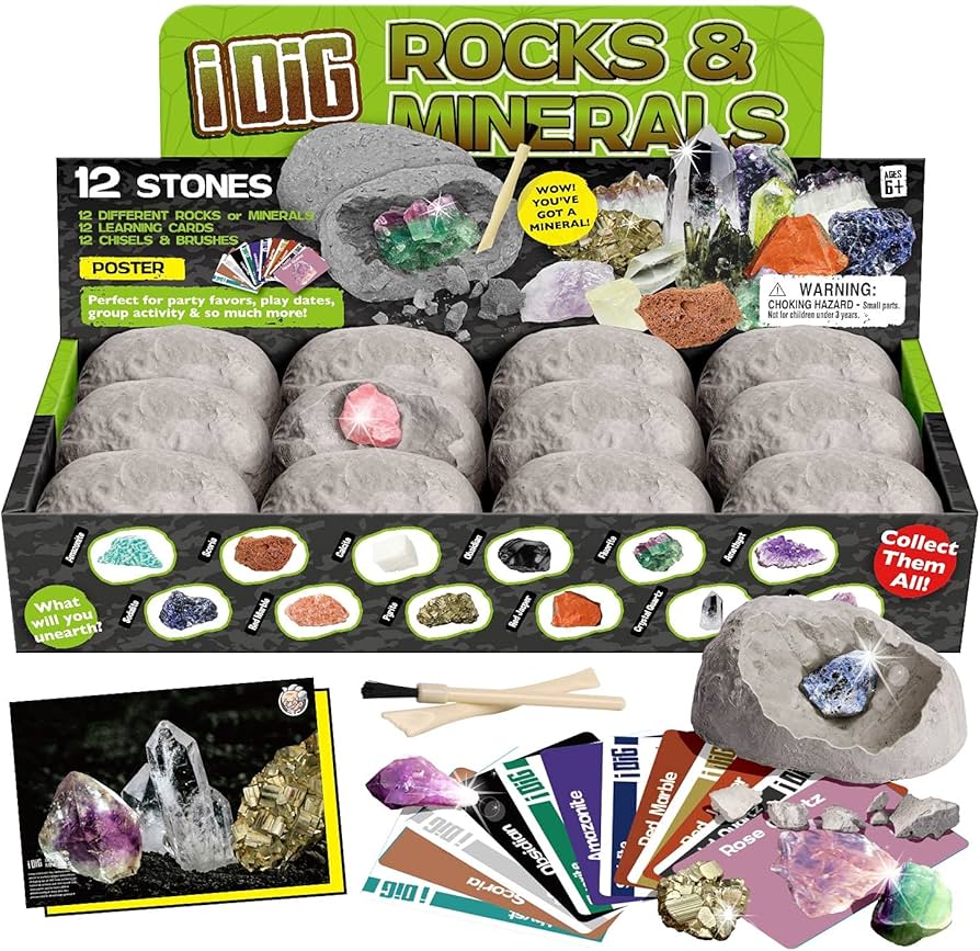 Amazon | XXTOYS 鉱石 発掘 キット おもちゃ 宝石 鉱石標本 発掘