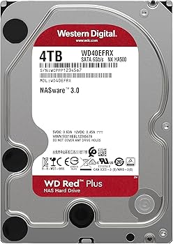 Amazon.com: Western Digital 4TB WD Red Plus NAS Internal Hard
