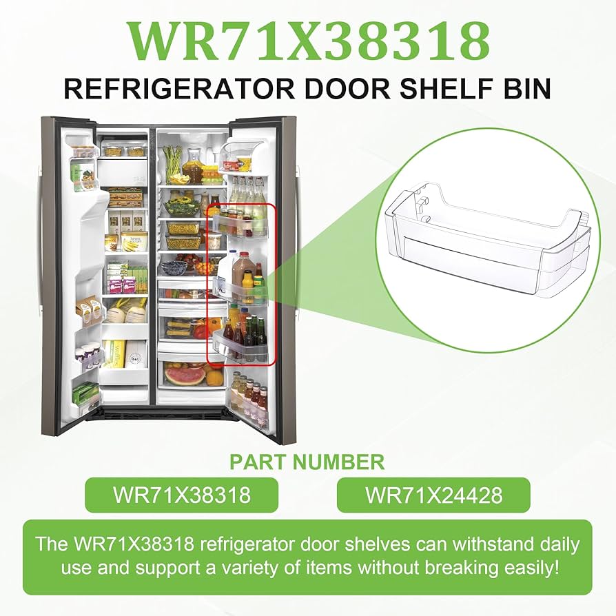 Amazon.com: WR71X24428 WR71X38318 Refrigerator Door Shelf Bin