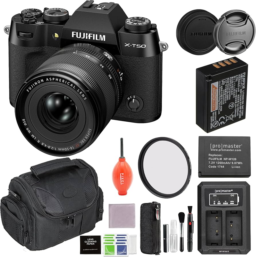 Amazon.com : Fujifilm X-T50 Mirrorless Camera with XF 16-50mm Lens