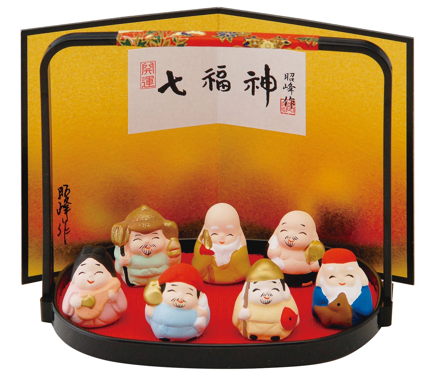 Amazon.co.jp: 瀬戸陶芸社 ミニ七福神(小) S12-273 : ホーム＆キッチン