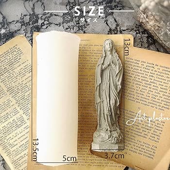 Amazon.co.jp: 【Ever garden】 マリア 像 シリコンモールド 聖母