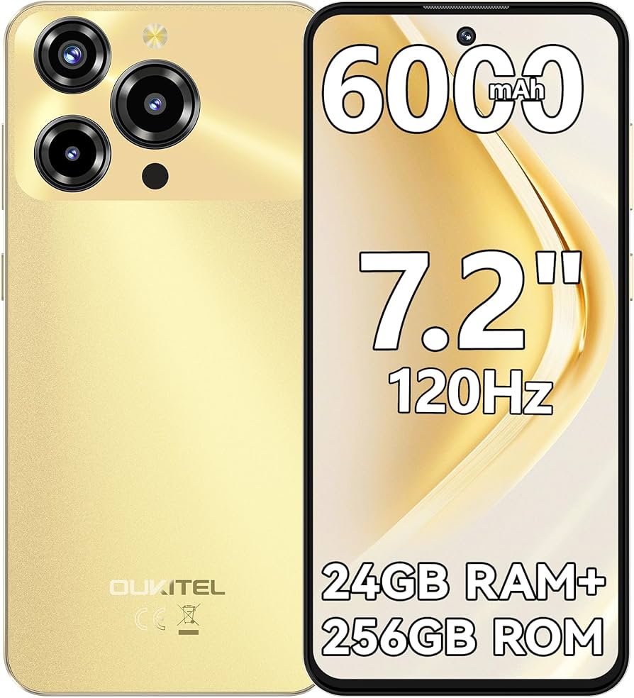 Amazon | OUKITEL SIMフリー スマートフォン 本体 C69 7.2インチ HD 大