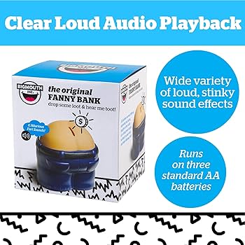 Amazon.co.jp: Big Mouth Toys サウンド貯金箱 (fANNY BANK) BMTー