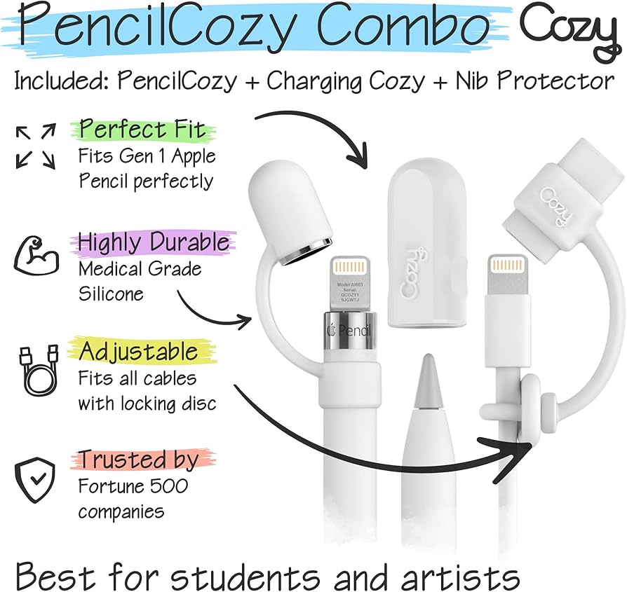 Amazon.com: [4-Piece] PencilCozy Combo Pack Cozy - Original Apple