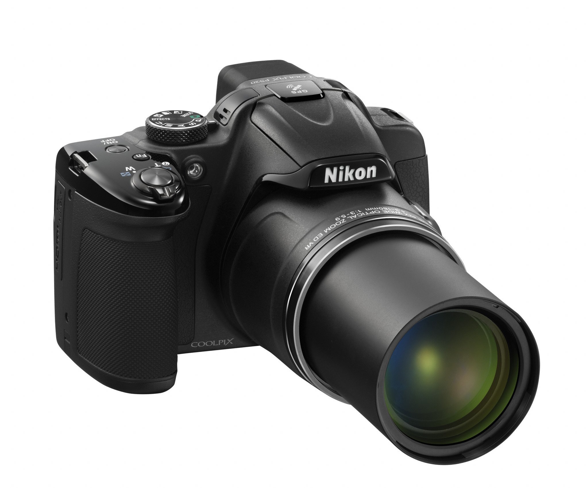 Amazon.com : Nikon Digital Camera COOLPIX P520 BK Black P520BK