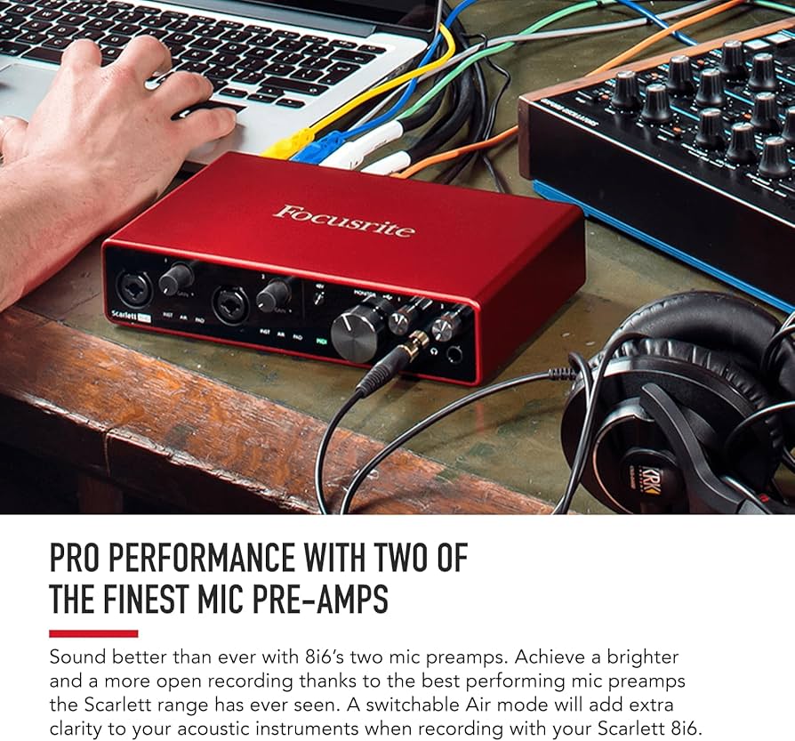 Amazon.co.jp: Focusrite Scarlett 8i6 3rd Gen オーディオ