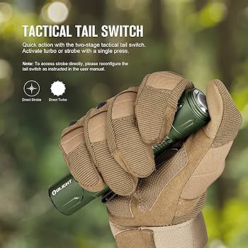 OLIGHT Warrior 3S Tactical Rechargeable Flashlight, 2300 Lumens