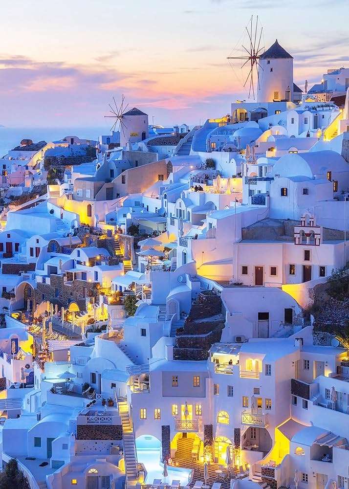 Amazon | CHengQiSM 1000ピース ジグソーパズル ギリシャの