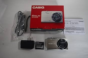 Amazon | CASIO(カシオ) EXILIM EX-ZS35SR シルバー | ミラーレス一眼 通販