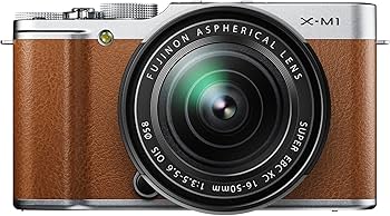 Amazon | FUJIFILM ミラーレス一眼 レンズキット ブラウン X-M1BW