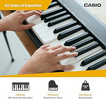 Amazon | カシオ(CASIO)電子ピアノ CDP-S110BK(ブラック) 88鍵盤
