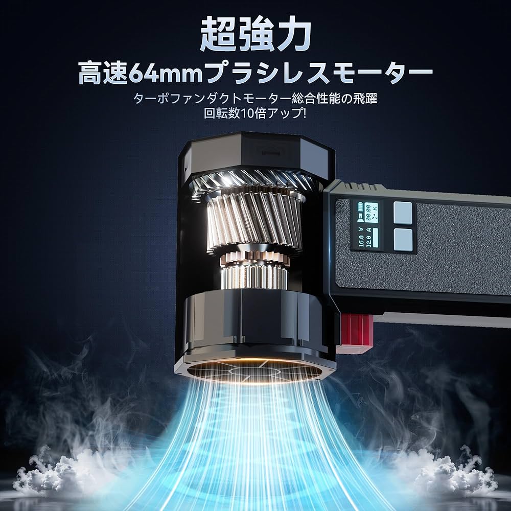 Amazon.co.jp: PERFORMANCE GURU ブロワー 強力 洗車【1600g超強推力