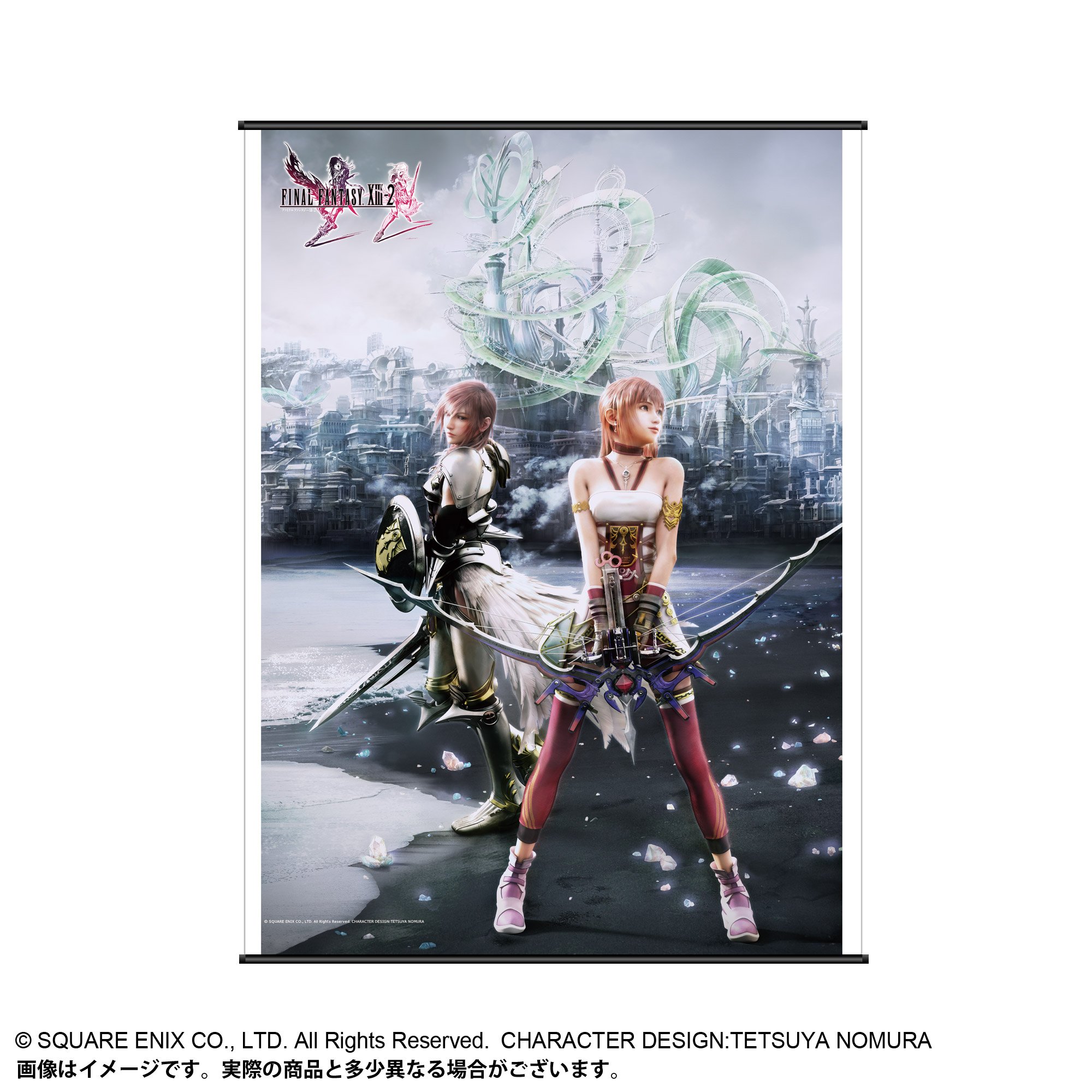 Amazon.co.jp: FINAL FANTASY XIII-2 ウォールスクロール ポスター