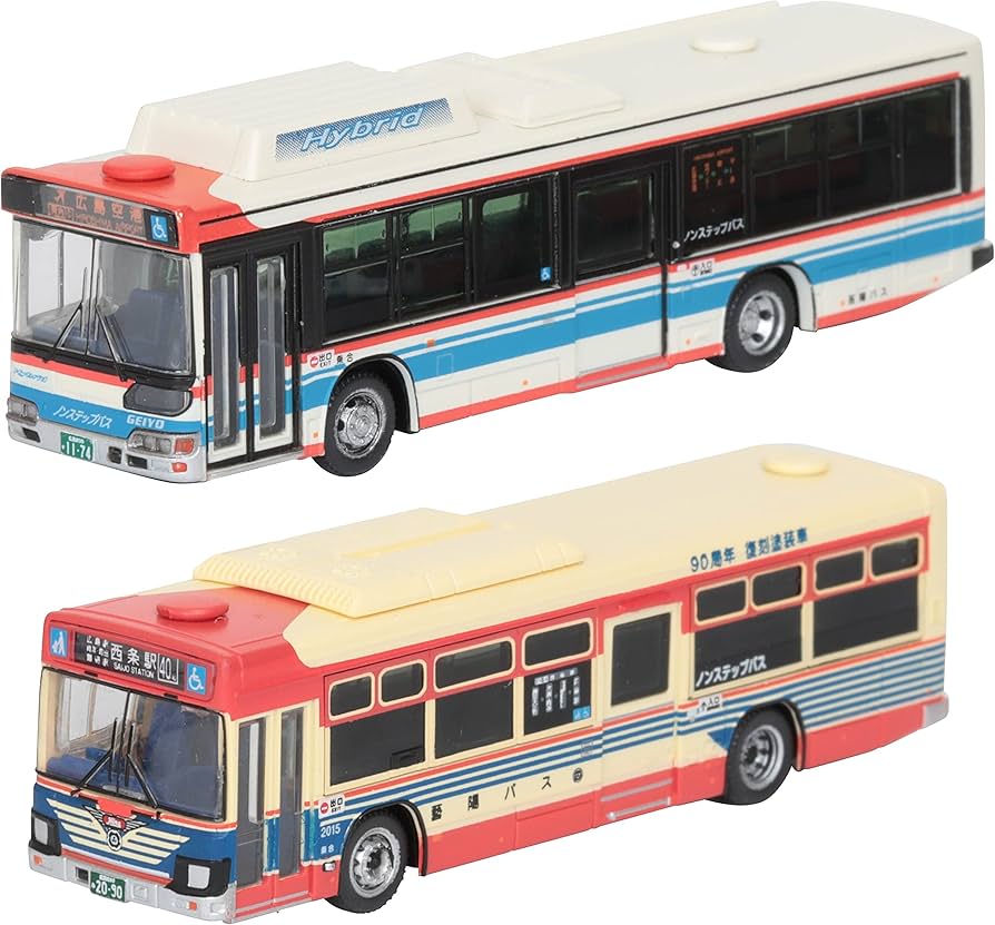 Amazon | ザ・バスコレクション バスコレ 芸陽バス 設立90周年記念 2台