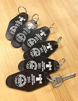 Amazon.co.jp: モーテルキー モーテル キーホルダー ビンテージ ホテル