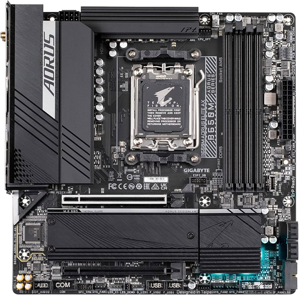 Amazon | GIGABYTE B650M AORUS ELITE AX マザーボード Micro-ATX [AMD