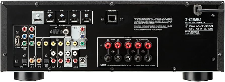 Amazon.co.jp: YAMAHA 5.1ch AVレシーバー RX-V473(B) ブラック RX