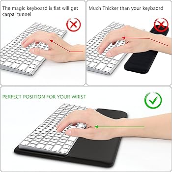 Amazon.co.jp：マジックキーボード2用リストレスト テンキー付き