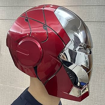 Amazon.co.jp: アイアンマンヘルメット1：1本物のウェアラブルMK5電動