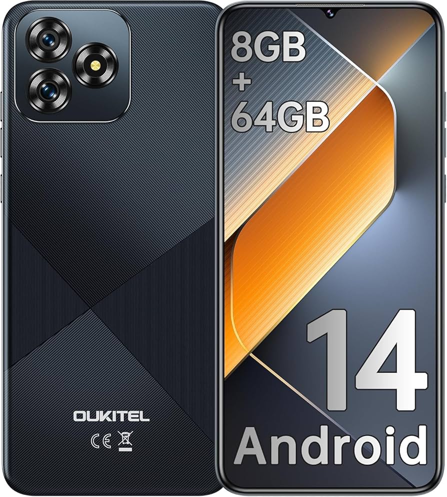 Amazon | OUKITEL C53 SIMフリースマートフォン 本体 8GB RAM+64GB 1TB