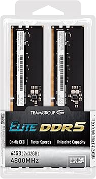 Amazon.co.jp: TEAMGROUP Elite DDR5 64GB キット (2x32GB) 4800MHz