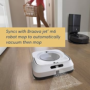 iRobot Braava Jet M6 (6110) Ultimate Robot Mop- Wi-Fi Connected