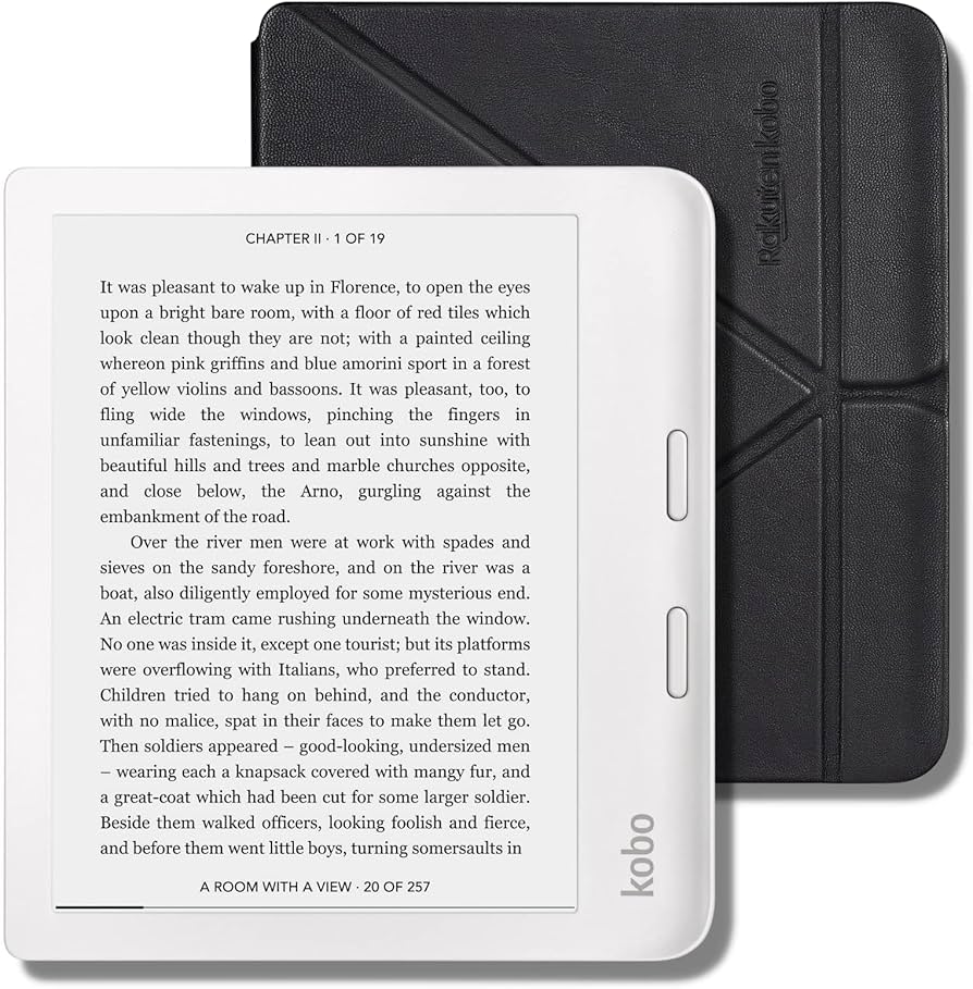 Amazon.com: Kobo Libra 2 White Bundle with Black SleepCover