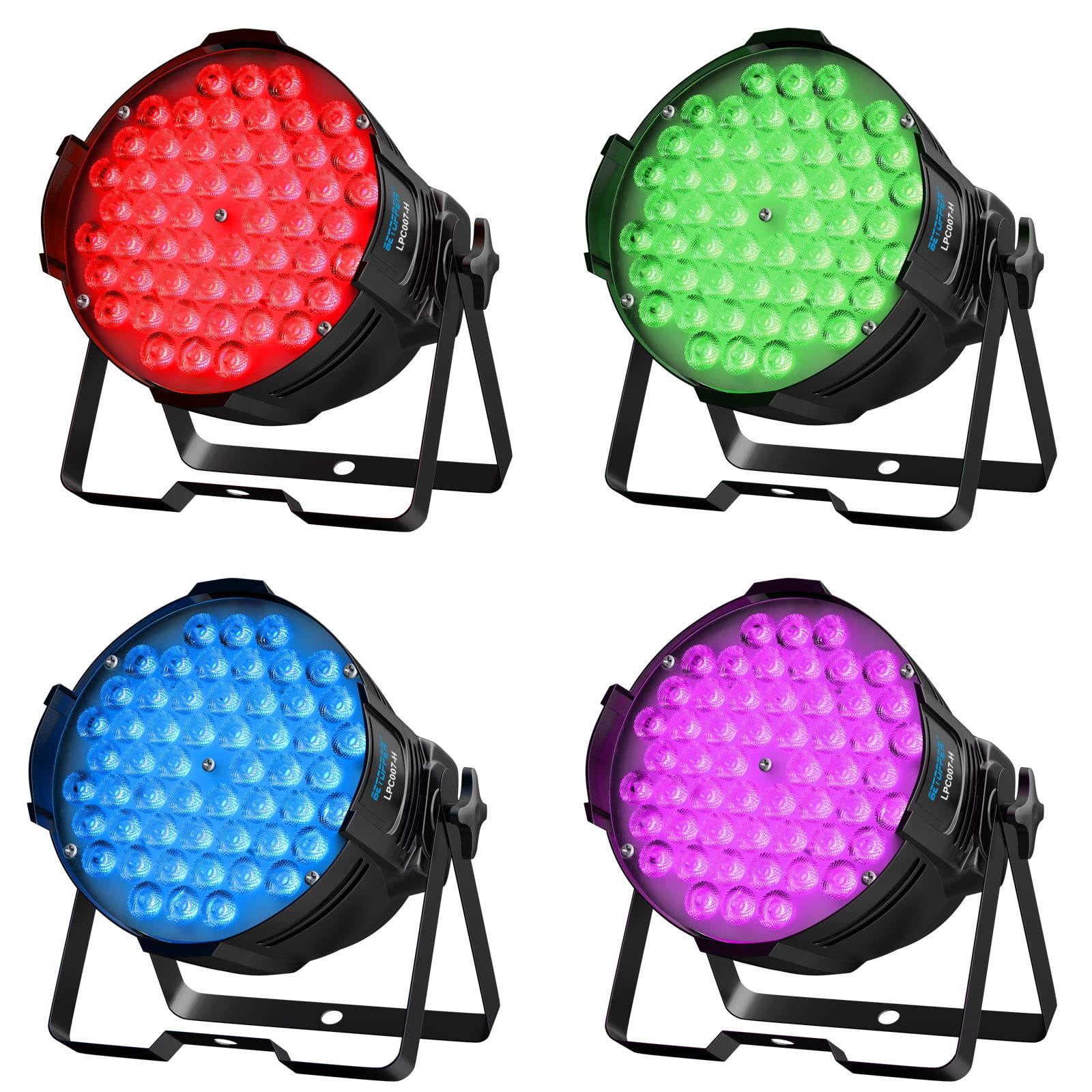 Amazon.co.jp: BETOPPER ステージライト 54x3W RGB LED 舞台照明 高