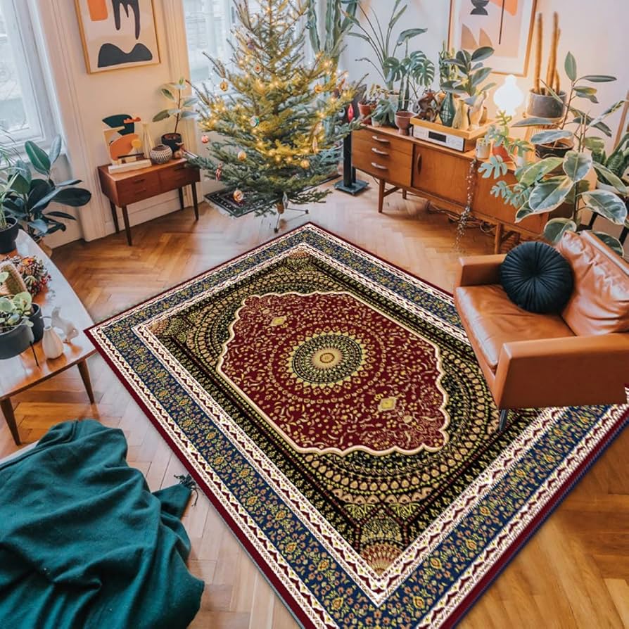 Amazon｜[DHTYL] ラグ トルクメン風 洗えるラグ トルコ絨毯 トルコ