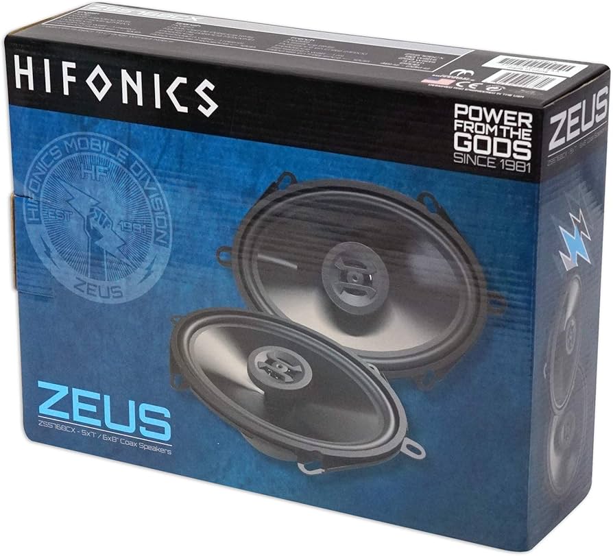 Amazon.com: Hifonics (4) ZS5768CX 5x7 or 6x8 1000 Watt Coaxial Car