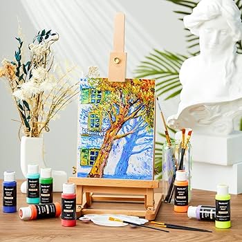 Amazon | Shuttle Art アクリル絵の具 25色セット アクリル顔料 速乾