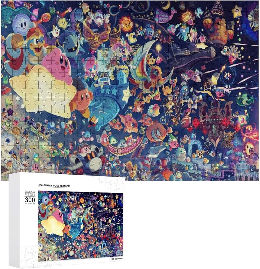 Amazon.co.jp: 星のカービィ ジグソーパズル 300/500/1000ピース 木製