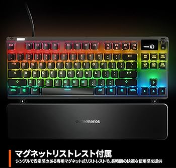 Amazon.co.jp: SteelSeries ゲーミングキーボード テンキーレス 青軸