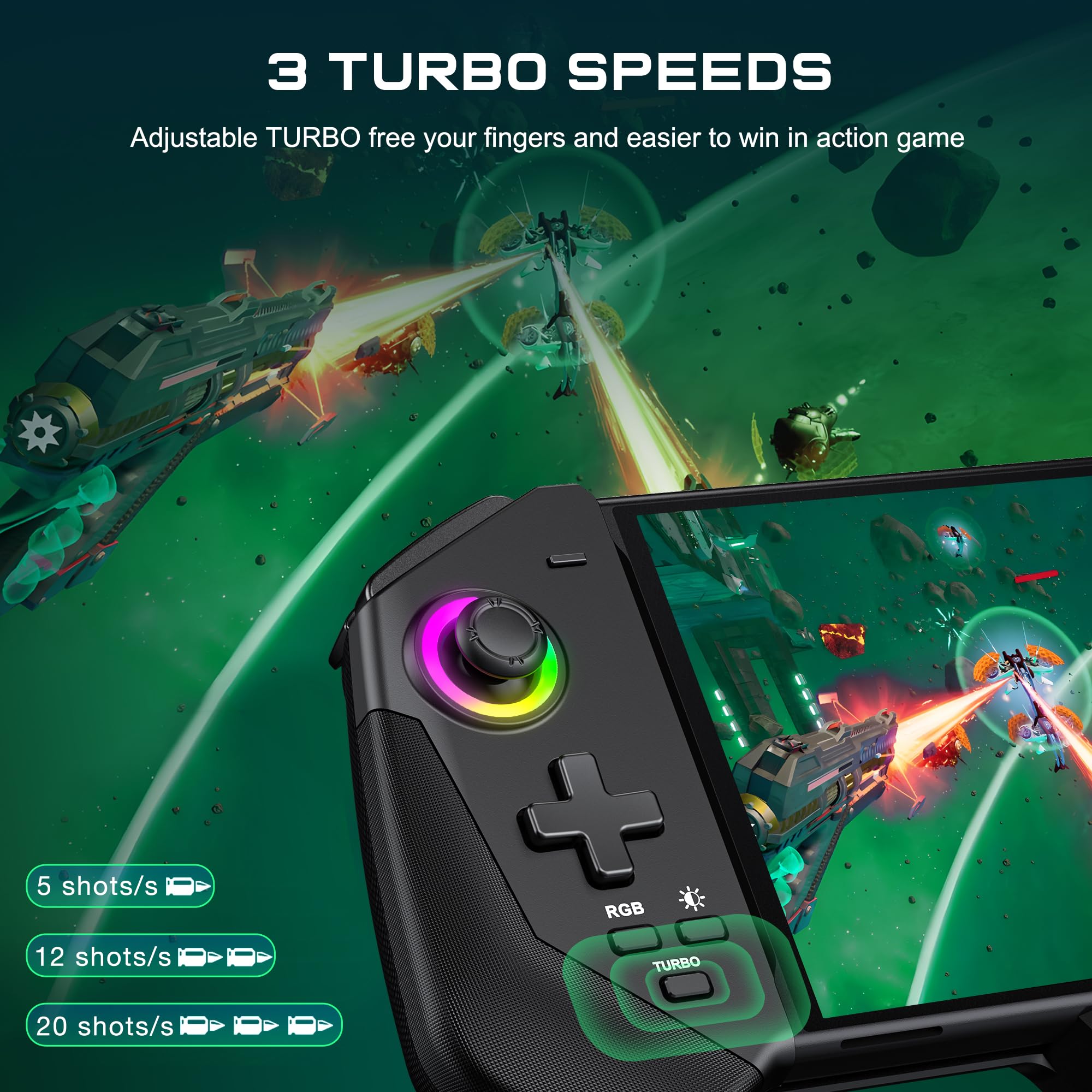 Amazon.co.jp: KICKDOT スイッチコントローラー ホール