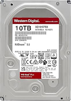 Amazon | Western Digital 10TB WD Red Plus NAS 内蔵ハードドライブ