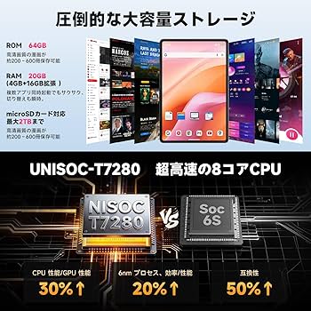 Amazon.co.jp: 【Android16 Gemini AI強化版】 タブレット 10インチ Wi