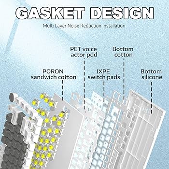 Amazon.com: ATTACK SHARK X Ajazz AK820 Hot Swappable Mechanical
